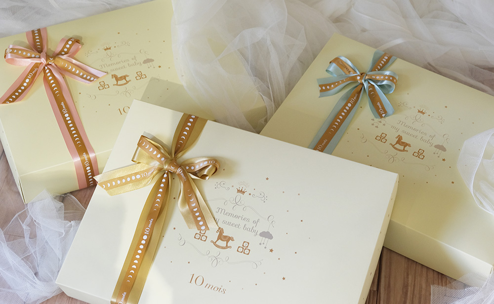 針對小公主及小王子也有不同緞帶顏色可選擇