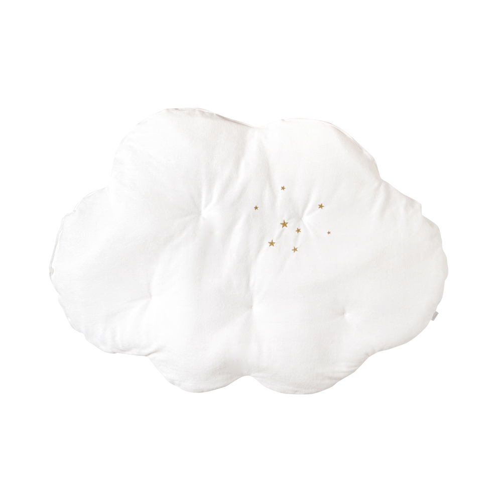 星空雲朵造型小蓋被 金色.