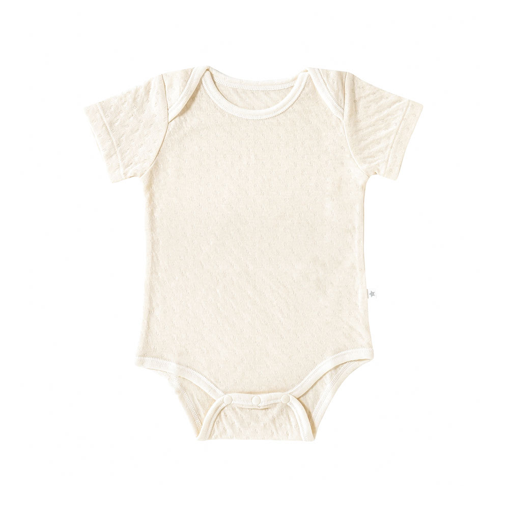 美好時光半袖包屁衣 米