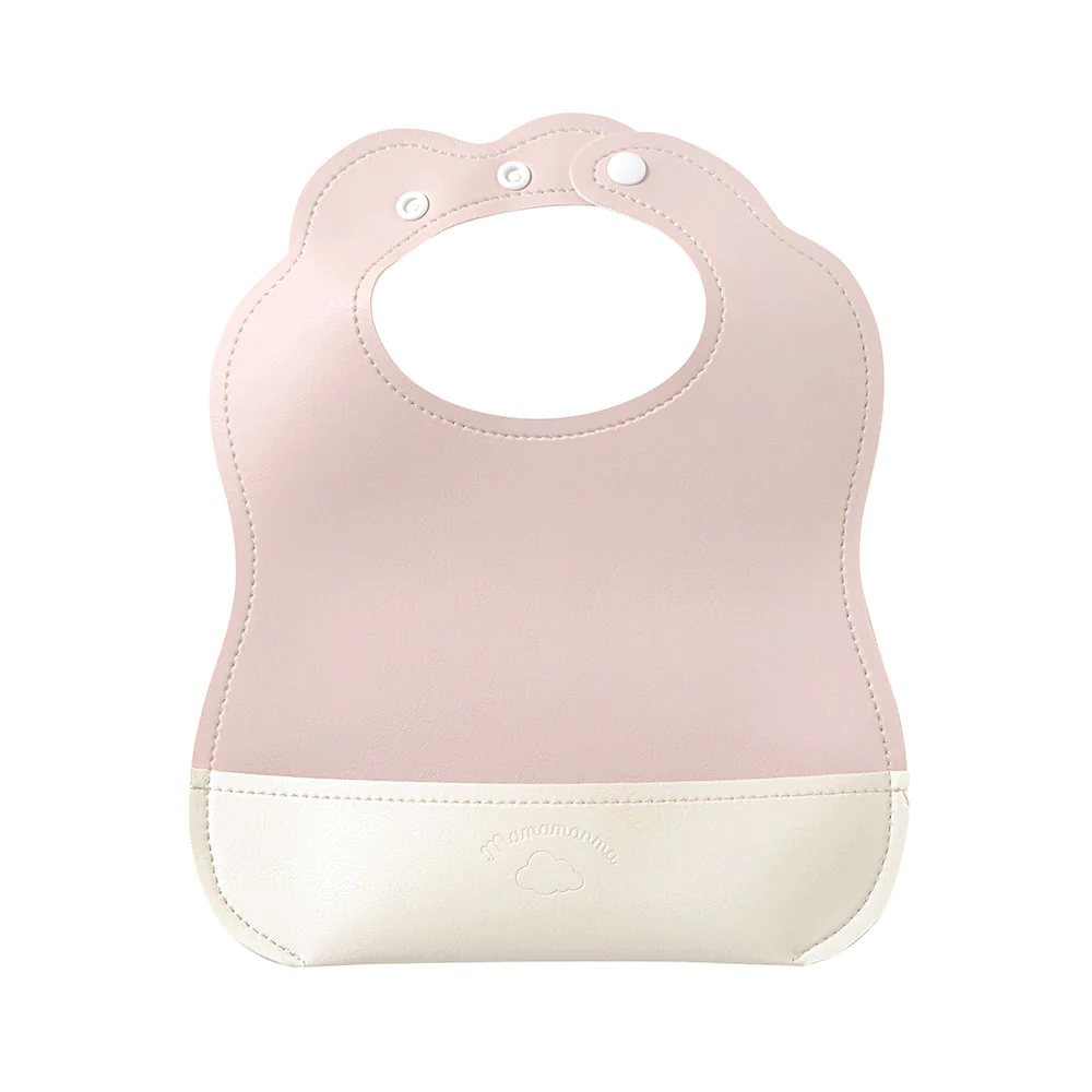 雲朵棉花糖餐圍兜 粉紅