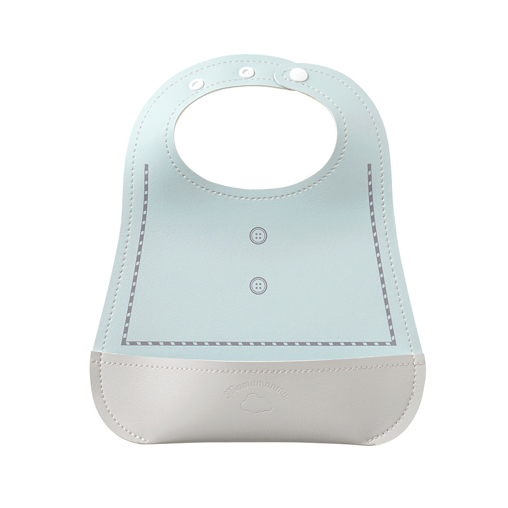 鈕扣小紳士餐圍兜