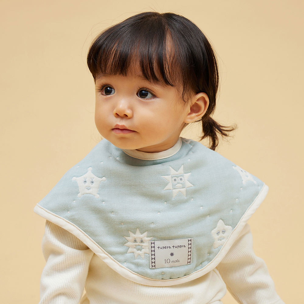 tupera tupera 六層紗拍嗝巾圍兜