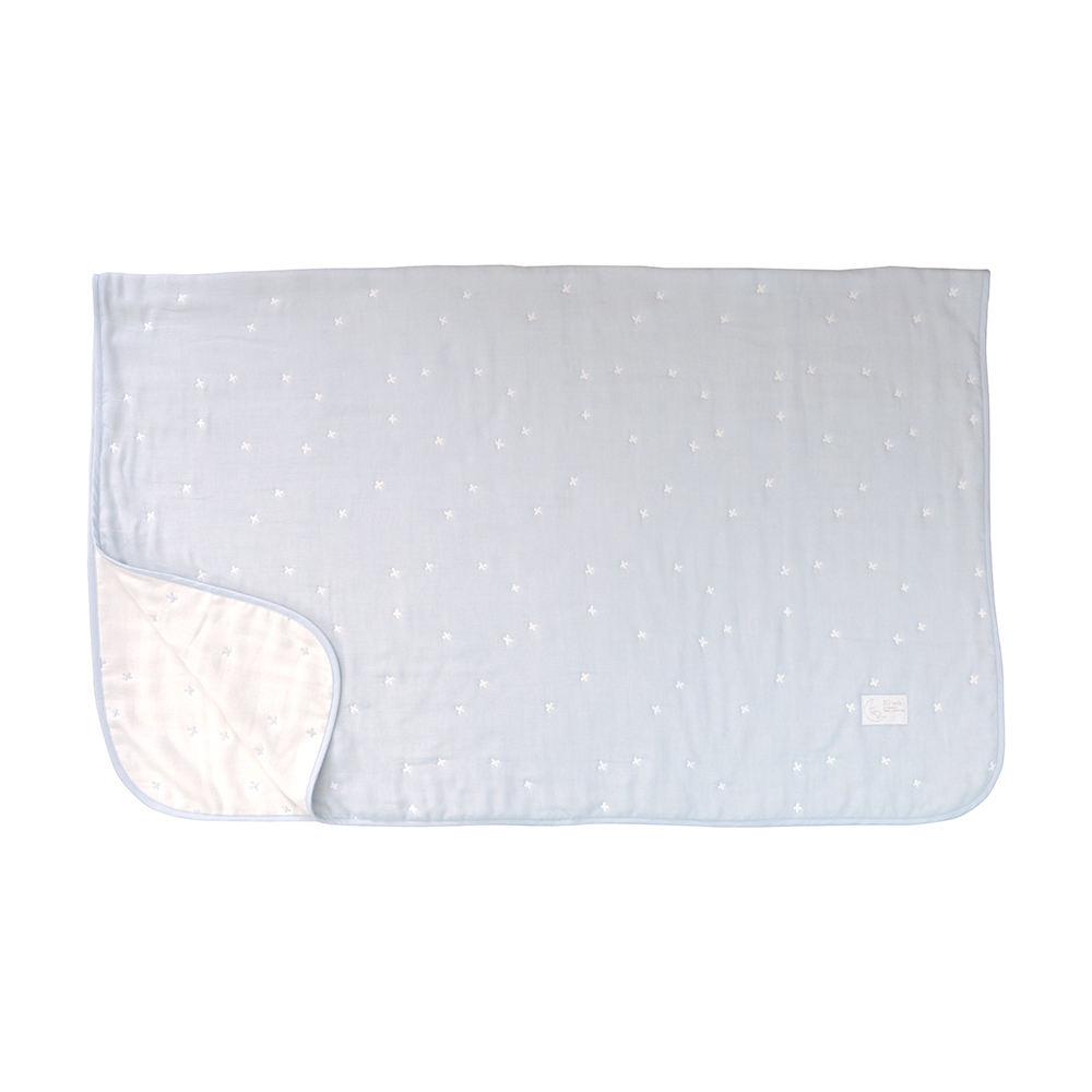 十字星彩六層紗被 L 天空藍