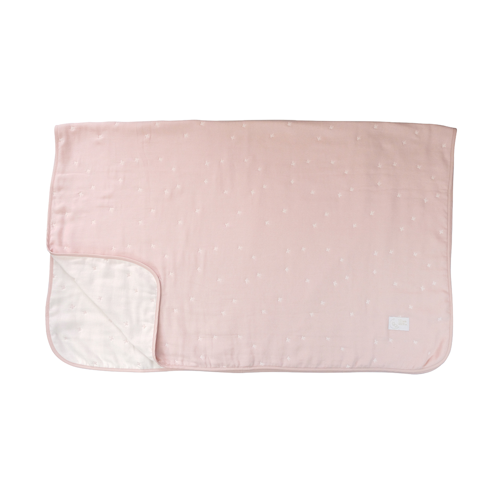 十字星彩六層紗被 L 夢幻粉