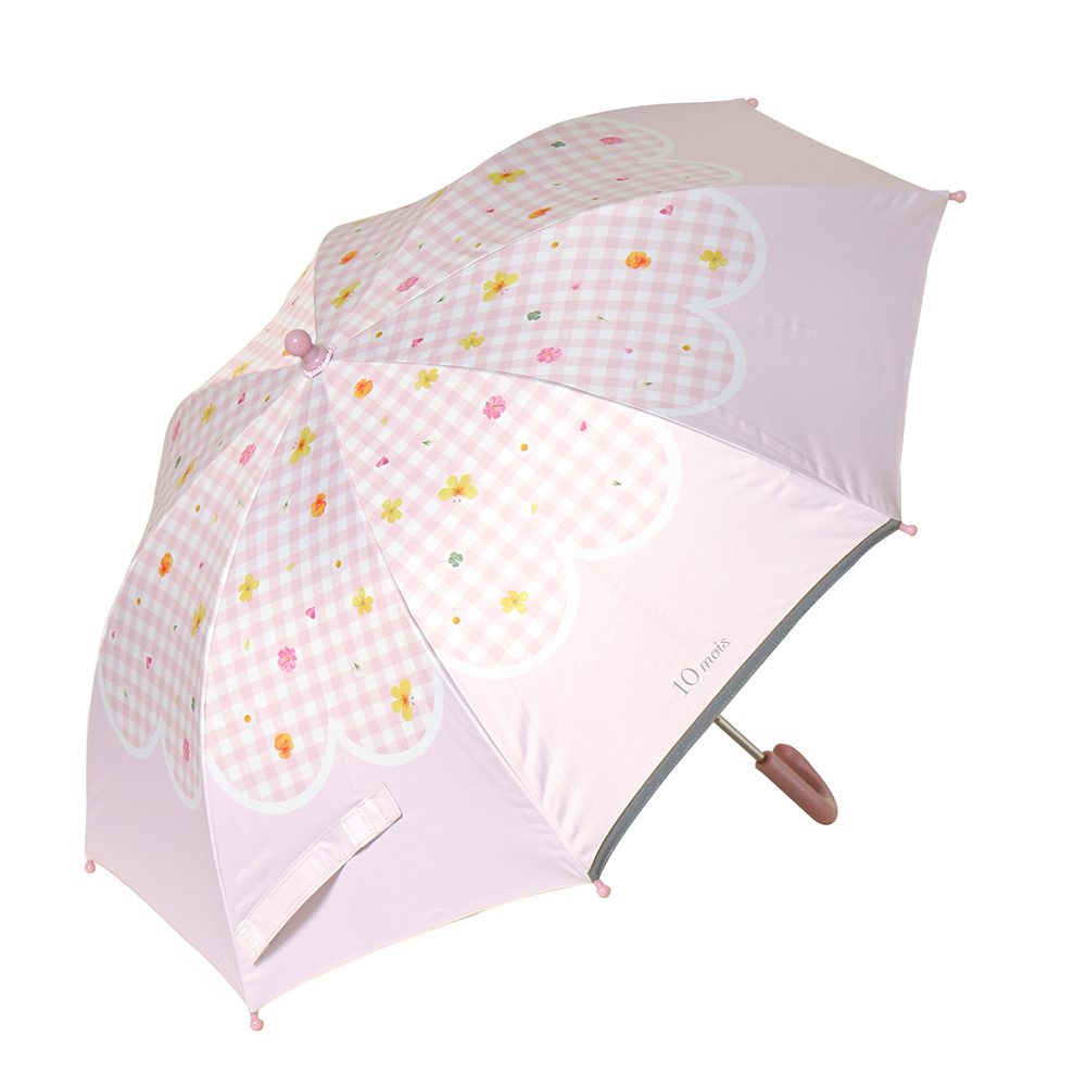 粉彩花雨晴雨兼用雨傘