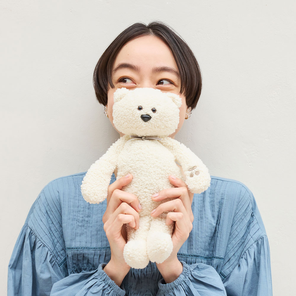 Kanoco x 10mois 北極熊櫻桃嘟嘟玩偶