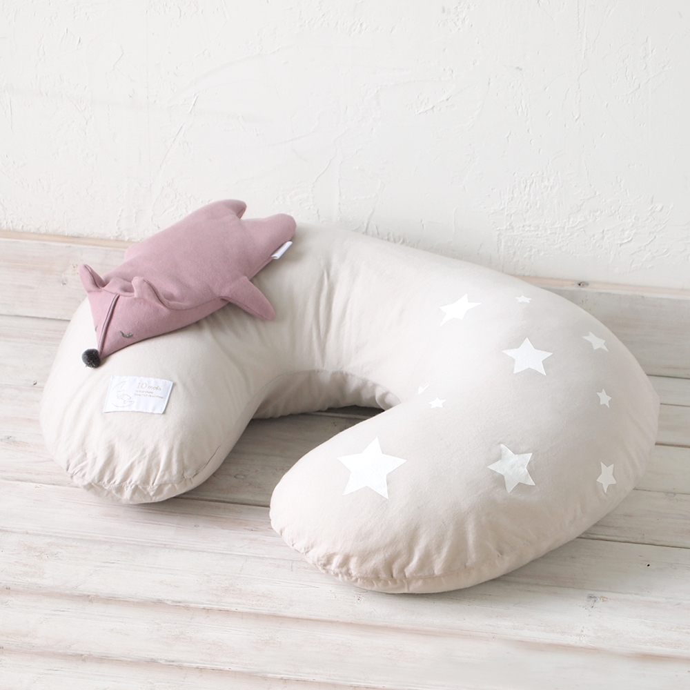 小狐狸靠臥安撫玩偶 紫