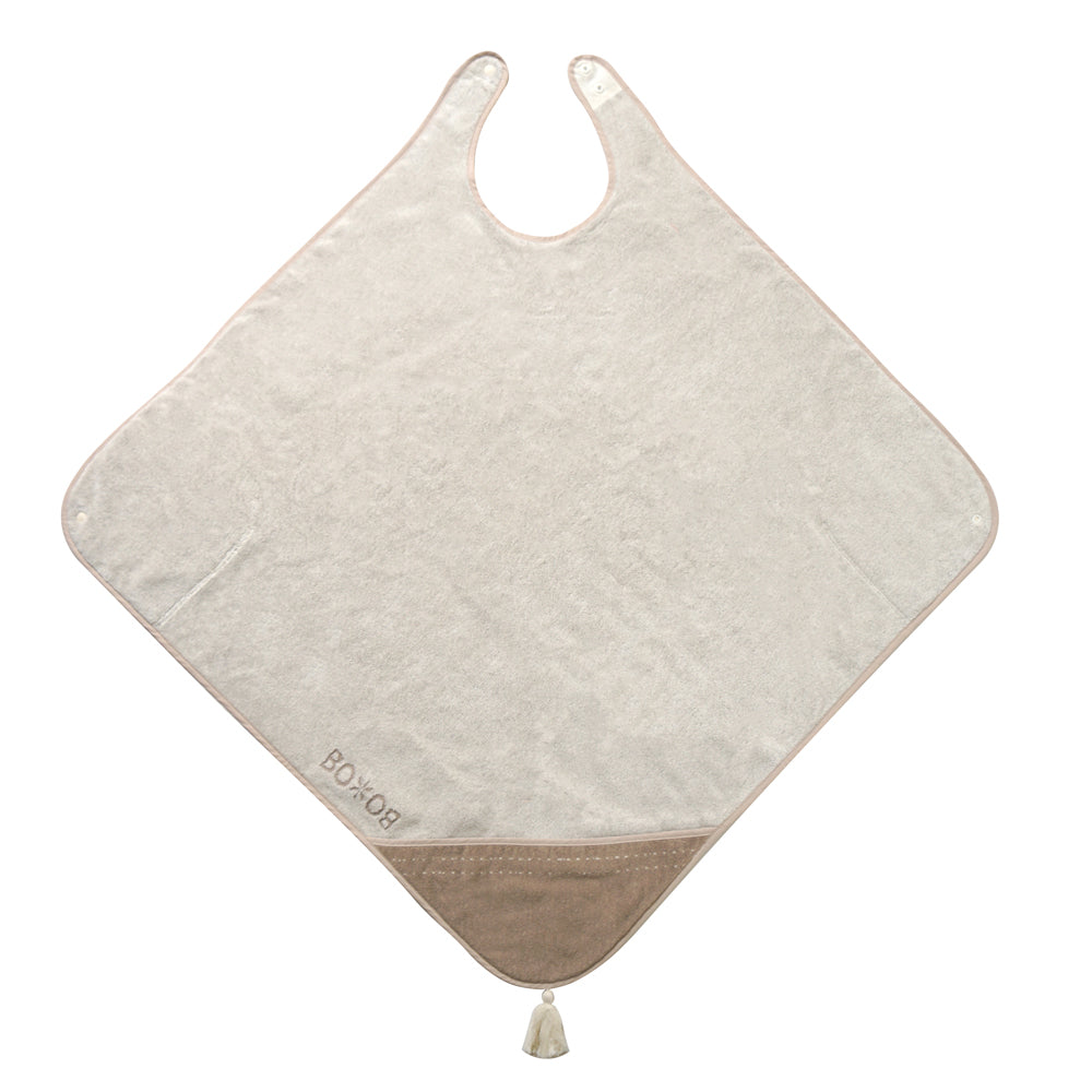 可可小流蘇洗澡浴巾圍裙