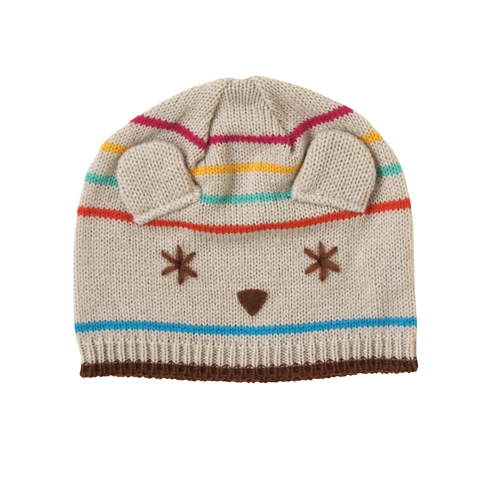 BOBO小熊針織帽.