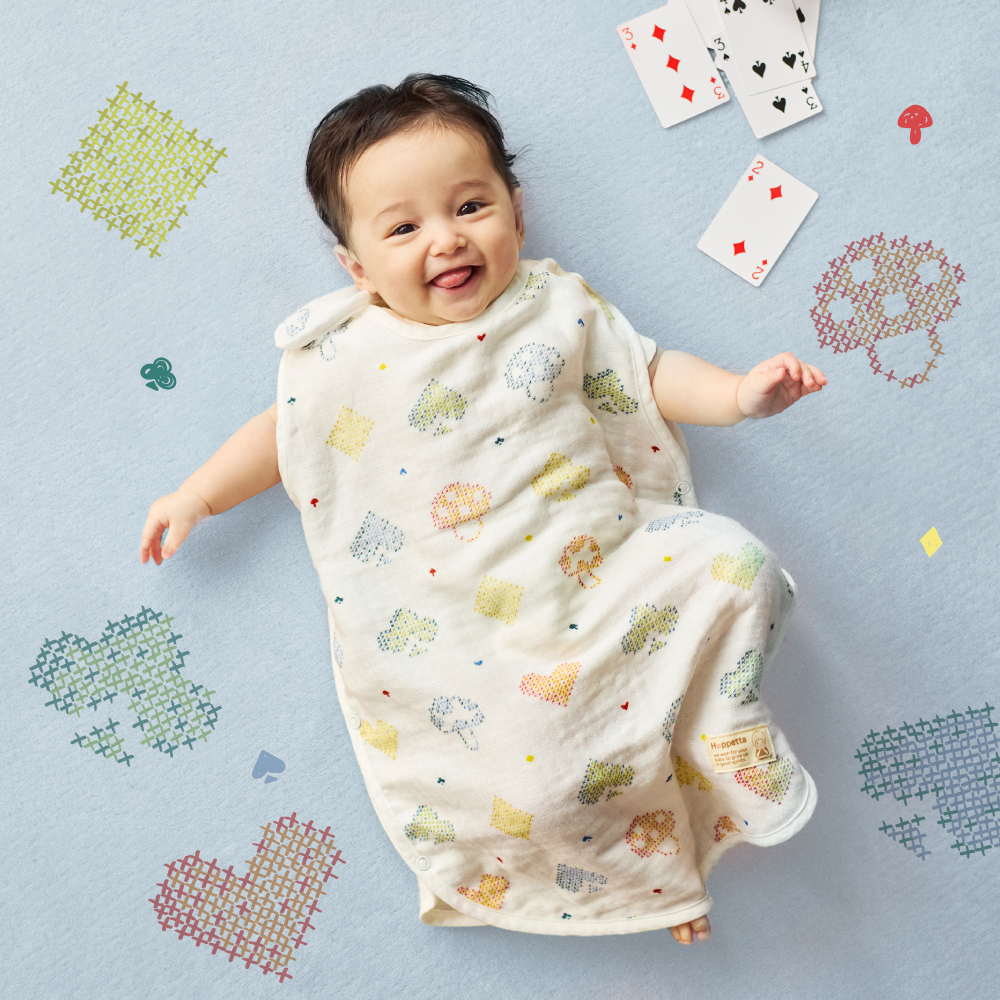 蘑菇森友會天絲三層紗防踢背心 嬰童