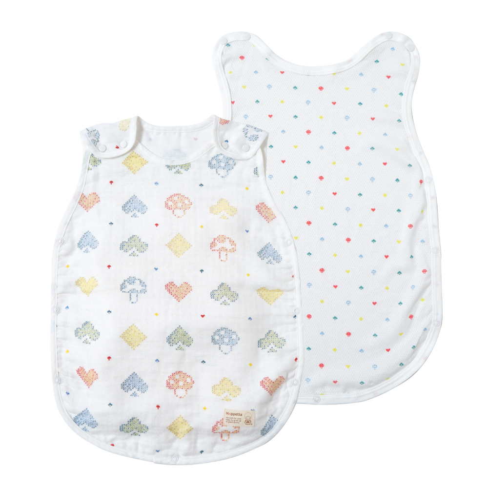 蘑菇森友會 瞬拆涼感天絲三層紗防踢背心 幼童(可拆替換透氣排汗網眼布)