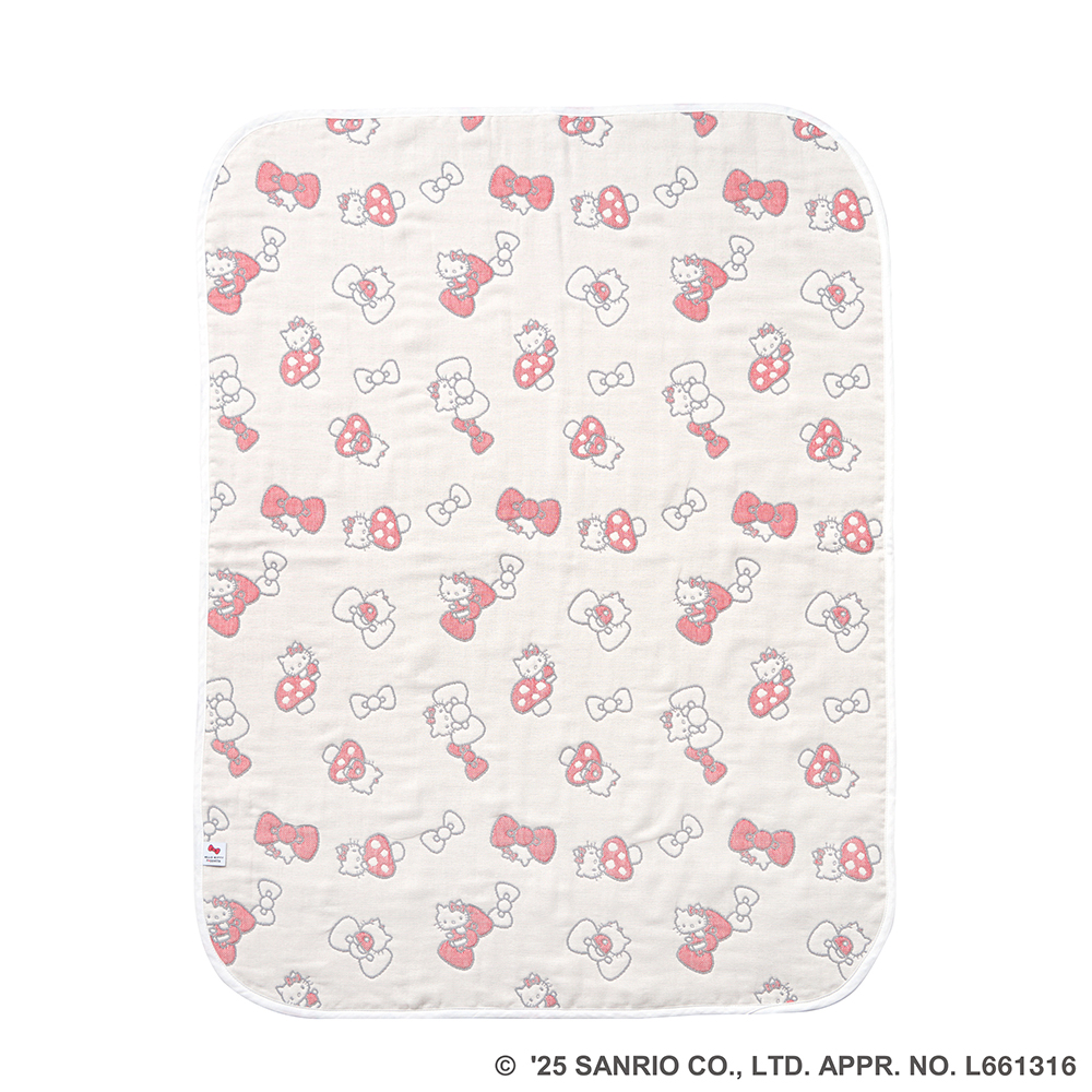 【三麗鷗聯名】HELLO KITTY 六層紗被 S