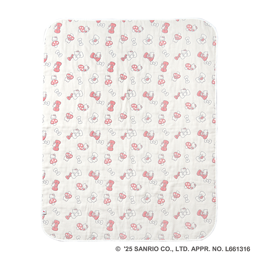 【三麗鷗聯名】HELLO KITTY 六層紗被 L