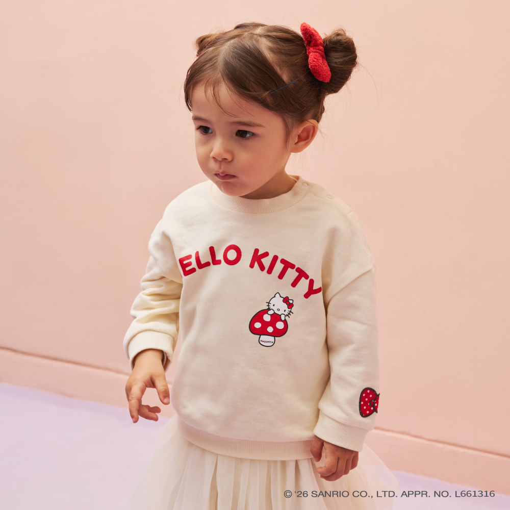 Hello Kitty x Hoppetta  紀念長袖上衣 90cm
