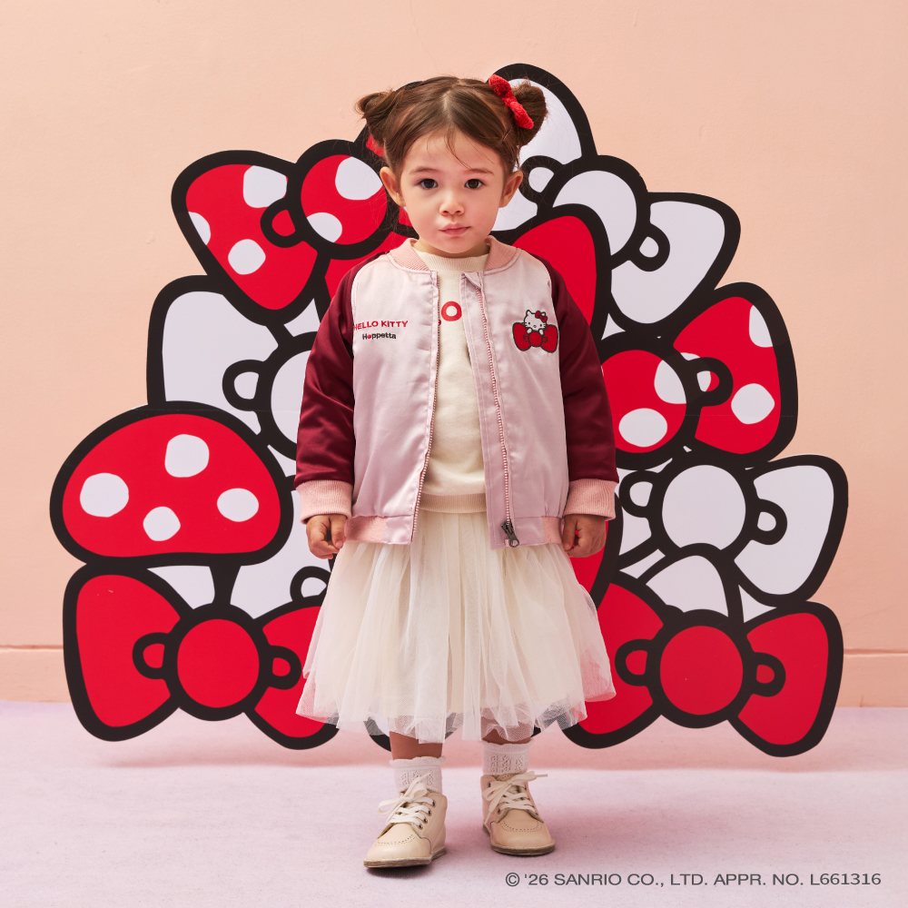 Hello Kitty x Hoppetta  紀念長袖上衣 100cm