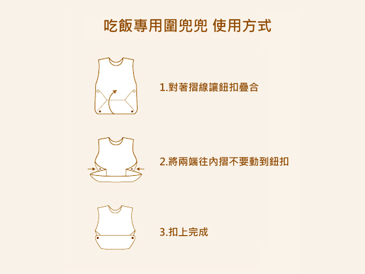 吃飯專用圍兜兜