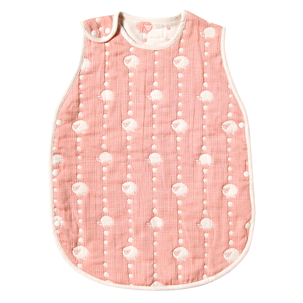 六層紗動物防踢背心 幼童粉