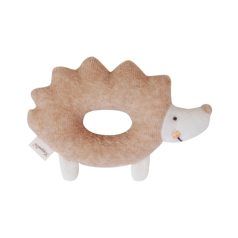 有機棉-刺蝟塔塔甜甜圈搖鈴