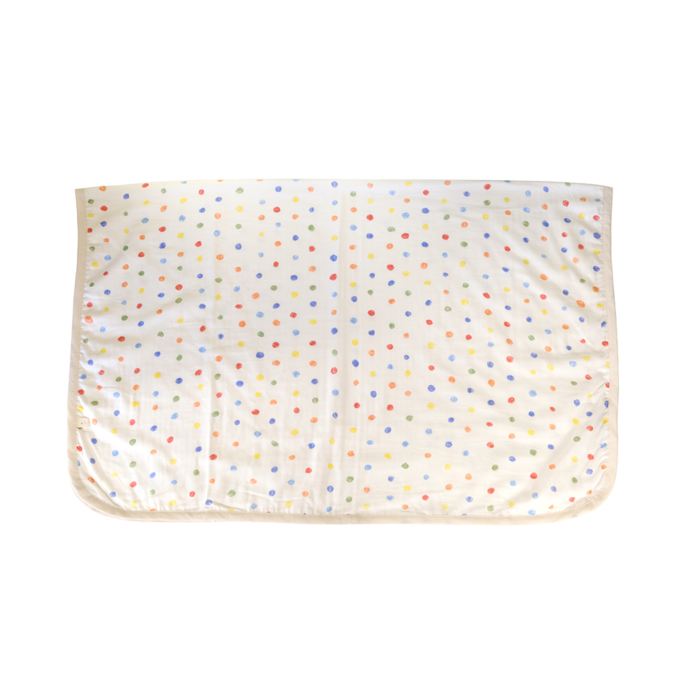 彩虹波點三層紗被 L