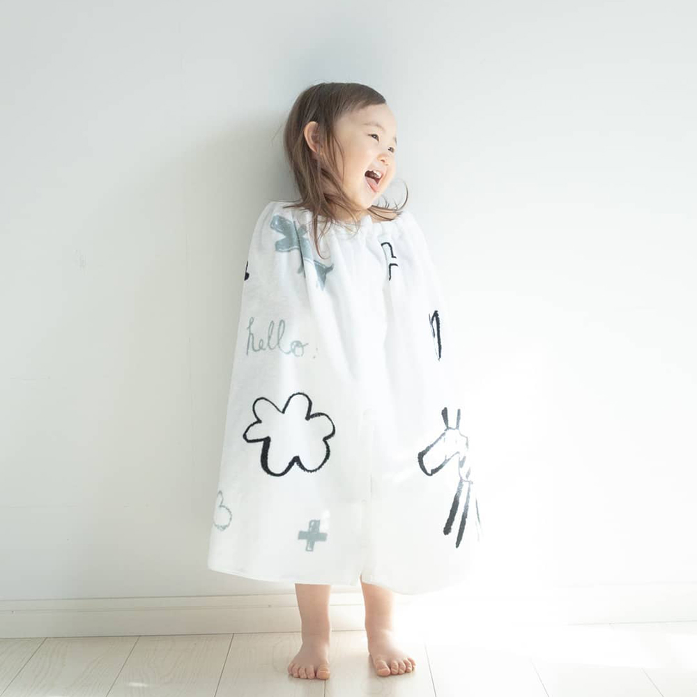 彩繪動物浴巾圍裙