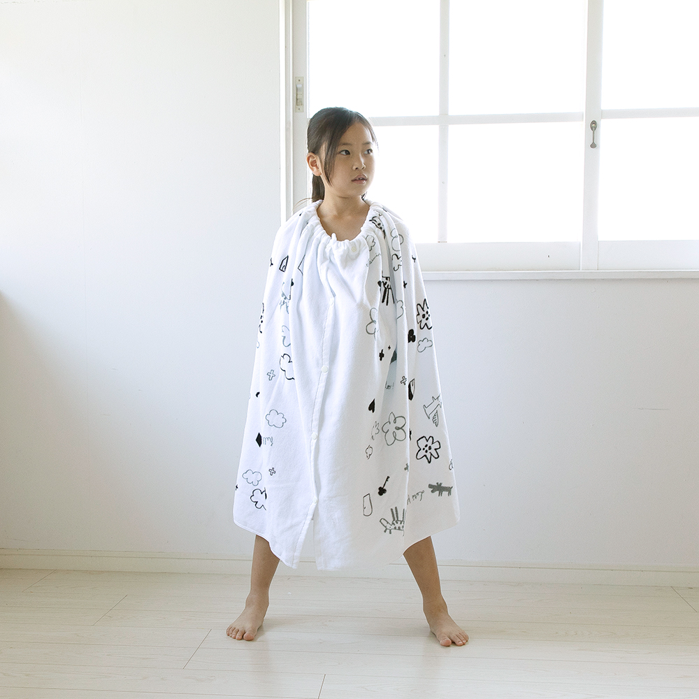 彩繪動物浴巾圍裙(大童)