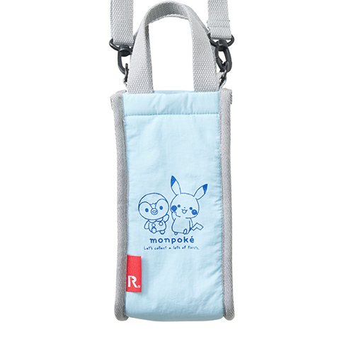 Monpoke寶可夢 皮卡丘&波加曼奶瓶保溫/冷袋 藍色
