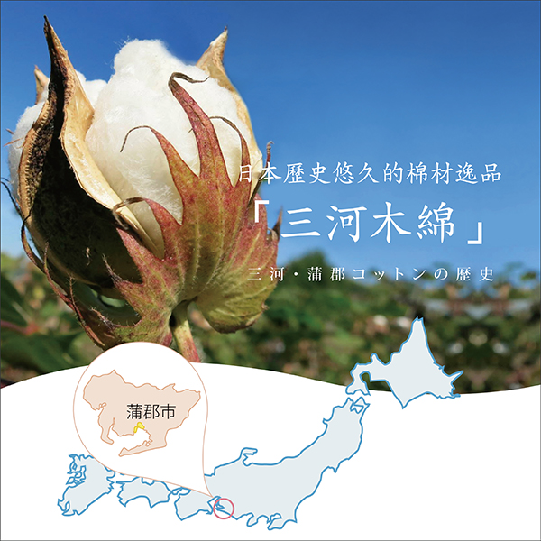 日本歷史悠久的棉材逸品 「三河木綿」
