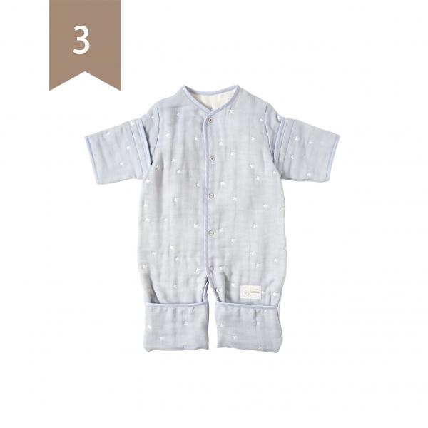 六層紗成長睡袍